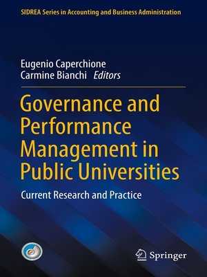cover image of Governance and Performance Management in Public Universities